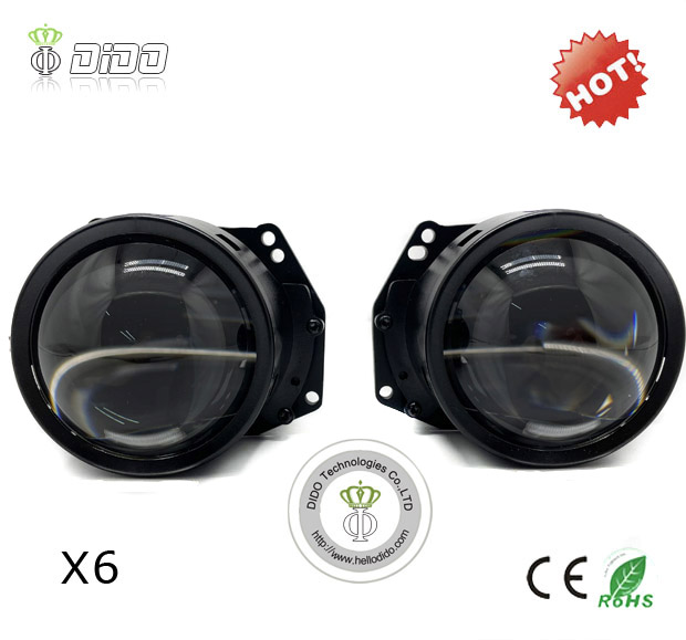 Auto Dual-light Lens X6 Projector lens 12V 55W