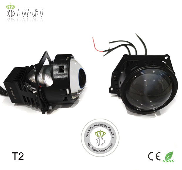 Auto Lighting Projector Lens T2 Series 45W 6500LM